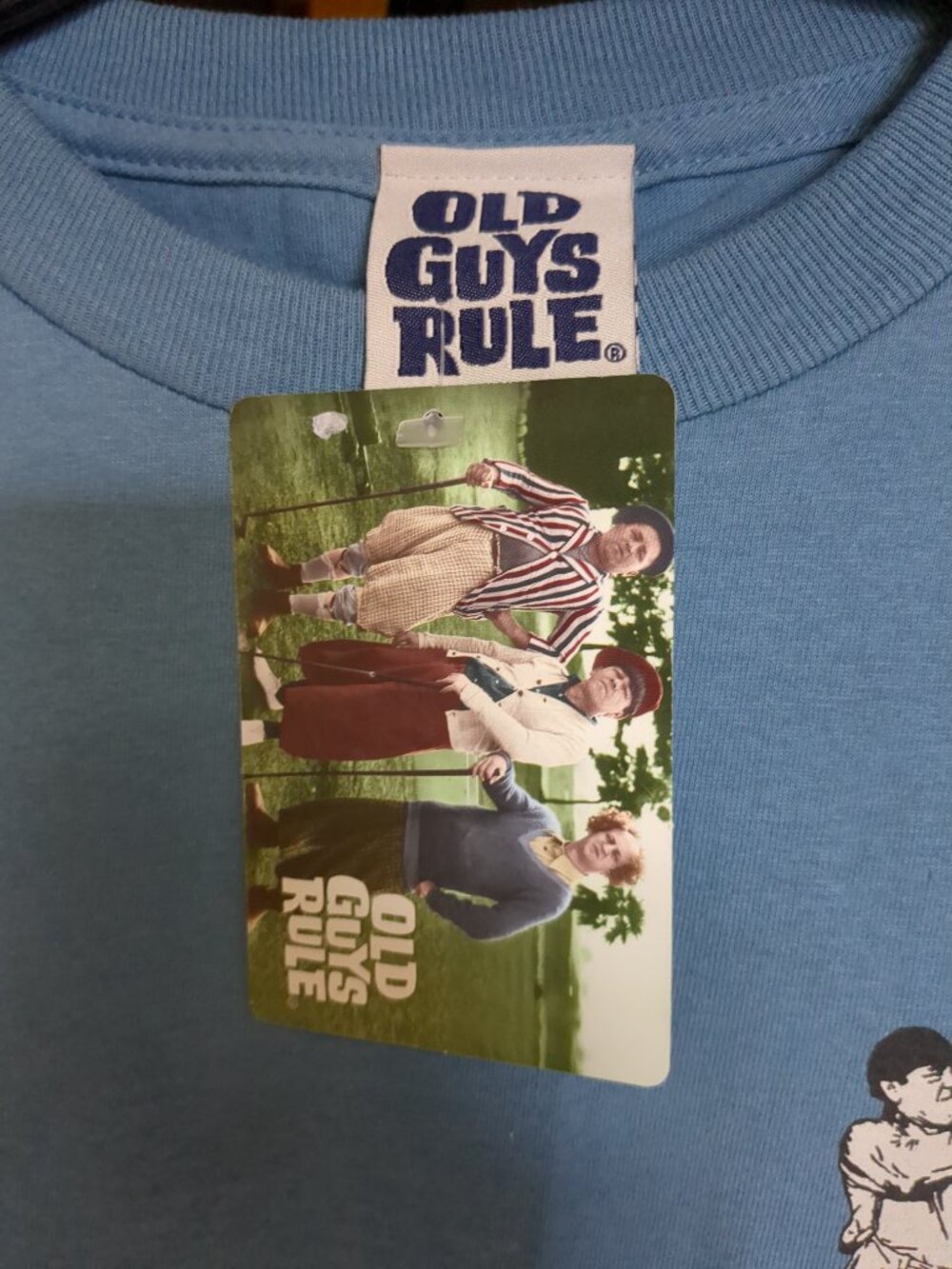 Vintage Old Guys Rule Three Stooges Short  Sleeve Tee Shirt - Picture 3 of 10